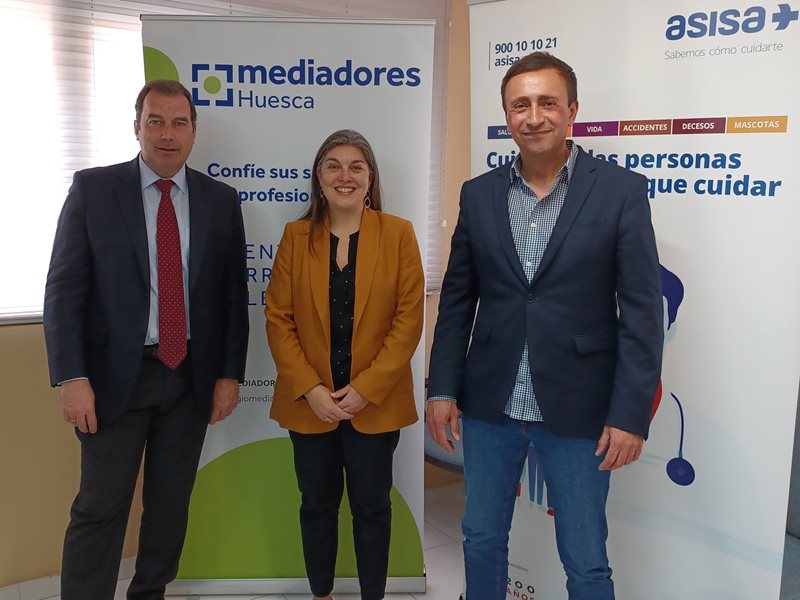 ASISA y el Colegio de Mediadores de Huesca renuevan su protocolo de colaboración